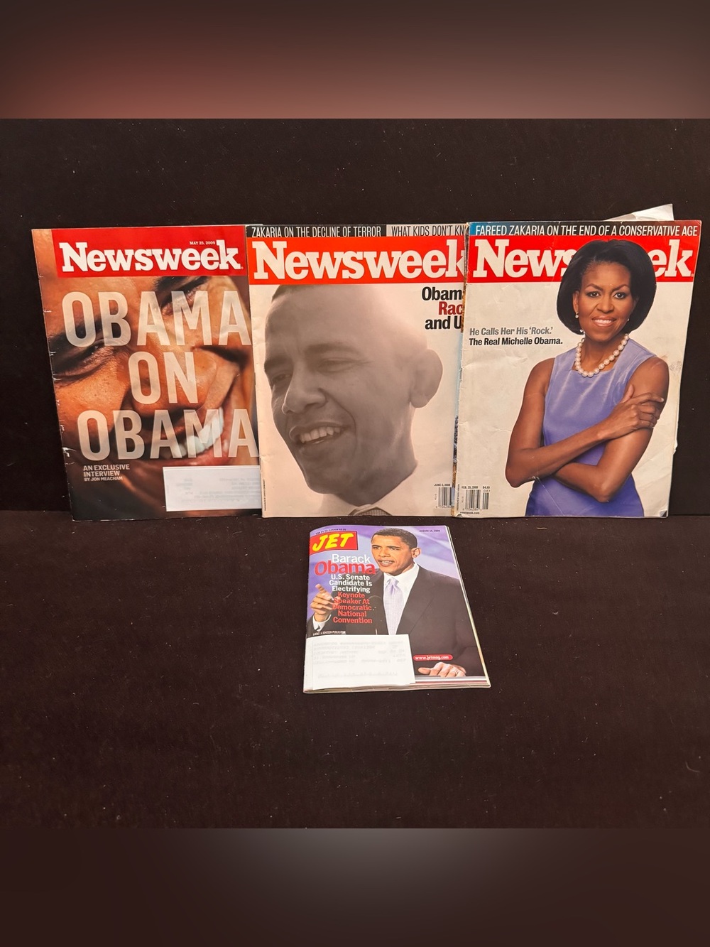 Newsweek And JetMagazine Obama Cover Bundle Of 4
